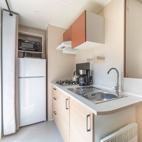 BUNGALOW 6 personnes - Mobil-home | Comfort | 3 Ch. | 6 Pers. | Terrasse surélevée | Clim.