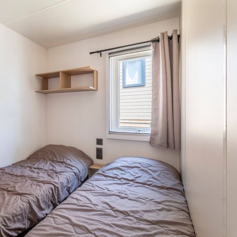 BUNGALOW 6 personnes - Mobil-home | Comfort | 3 Ch. | 6 Pers. | Terrasse surélevée | Clim.