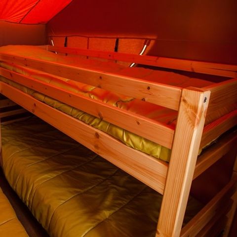 TENTE TOILE ET BOIS 5 personnes - Lodge