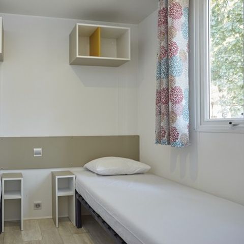 BUNGALOW 6 personnes - Comfort XL | 2 Ch. | 4/6 Pers. | Terrasse surélevée | Clim.