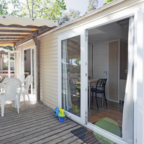 BUNGALOW 6 personnes - Classic XL | 3 Ch. | 6 Pers. | Terrasse surélevée | Clim.