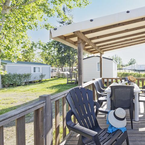 BUNGALOW 6 personnes - Comfort | 3 Ch. | 6 Pers. | Terrasse surélevée | Clim.