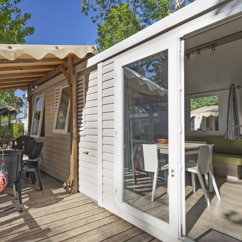 BUNGALOW 6 personnes - Comfort XL | 3 Ch. | 6 Pers. | Terrasse surélevée | Clim.