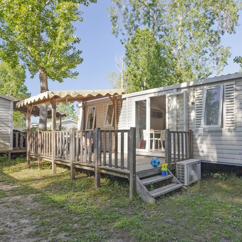 BUNGALOW 6 personnes - Comfort XL | 3 Ch. | 6 Pers. | Terrasse surélevée | Clim.