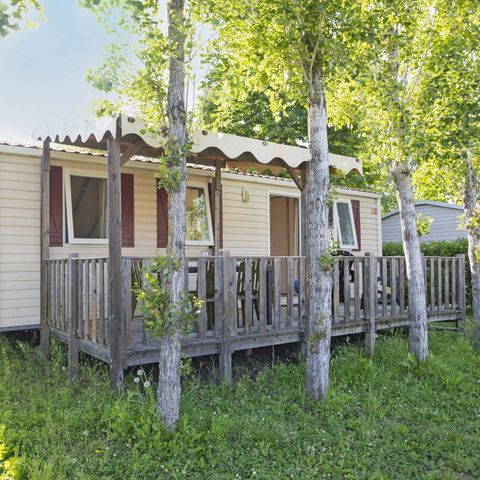 BUNGALOW 6 personnes - Classic | 2 Ch. | 4/6 Pers. | Terrasse surélevée | Clim.