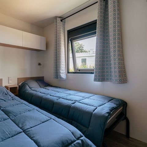 BUNGALOW 6 personnes - Mobil-home | Premium | 3 Ch. | 6 Pers. | Terrasse surélevée | Clim.