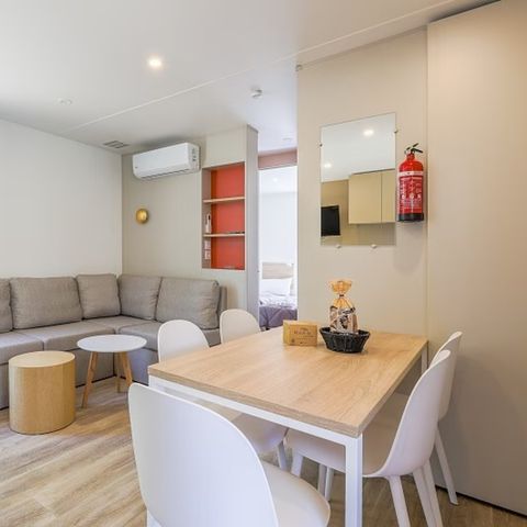BUNGALOW 6 personnes - Ultimate | 3 Ch. | 6 Pers. | Terrasse Lounge | Outdoor kitchen | 2 SDB | Clim. | TV