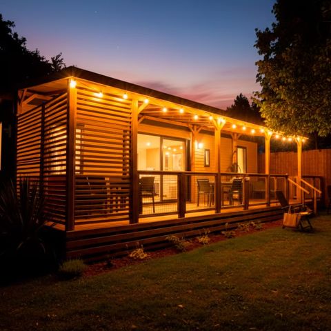 BUNGALOW 6 personnes - Ultimate | 3 Ch. | 6 Pers. | Terrasse Lounge | Outdoor kitchen | 2 SDB | Clim. | TV