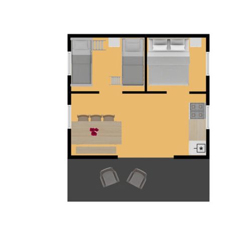 TENTE 6 personnes - Glamping Larzac