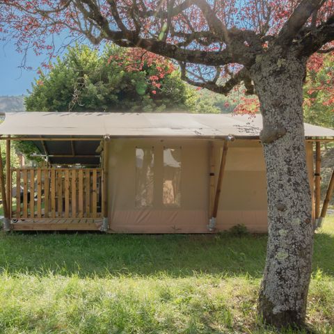 Tente en toile et en bois 5 personnes - Bégon