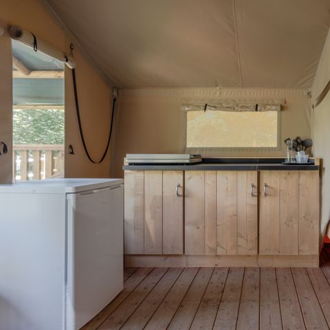 TENTE TOILE ET BOIS 5 personnes - Bégon