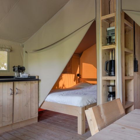 TENTE TOILE ET BOIS 5 personnes - Bégon