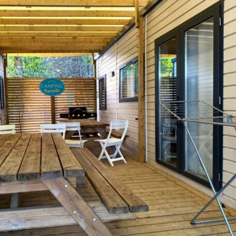 BUNGALOW 12 personnes - Family Max - 2 Mobiles Home 3 chambres