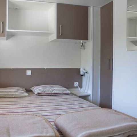 BUNGALOW 6 personnes - Comfort | 2 Ch. | 4/6 Pers. | Terrasse surélevée | Clim.