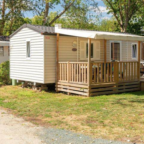 BUNGALOW 6 personnes - Comfort | 2 Ch. | 4/6 Pers. | Terrasse surélevée | Clim.