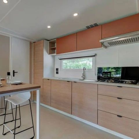 BUNGALOW 6 personnes - Comfort XL | 3 Ch. | 6 Pers. | Terrasse surélevée | Clim. | TV