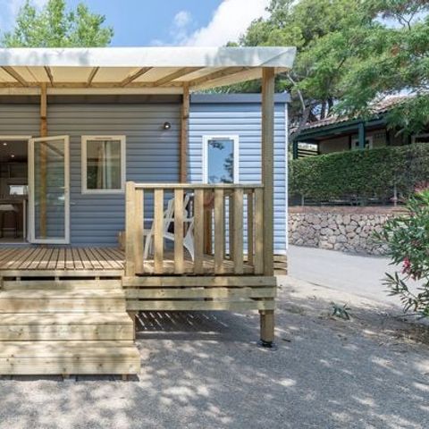 BUNGALOW 6 personnes - Comfort XL | 3 Ch. | 6 Pers. | Terrasse surélevée | Clim. | TV