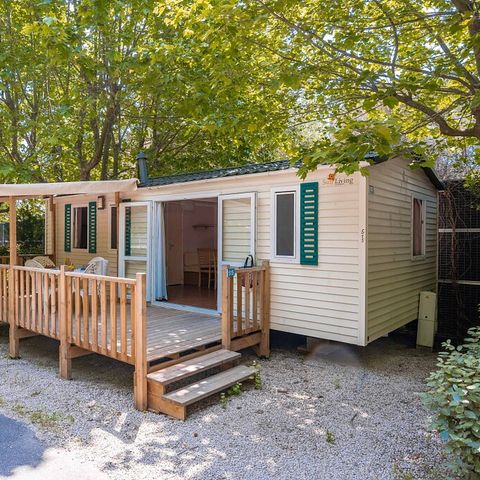 BUNGALOW 6 personnes - Mobil-home | Classic XL | 3 Ch. | 6 Pers. | Terrasse surélevée | Clim.