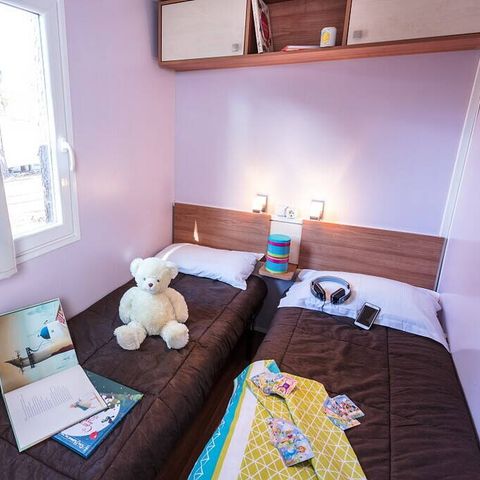 BUNGALOW 6 personnes - Mobil-home | Classic | 2 Ch. | 4/6 Pers. | Terrasse surélevée | Clim.