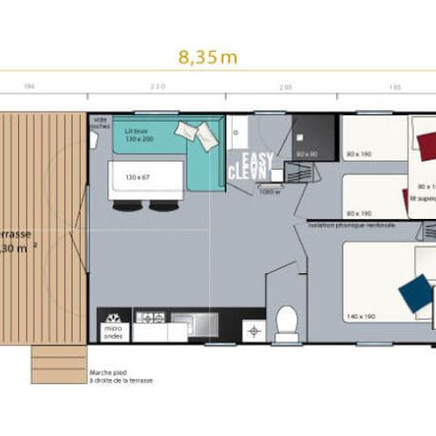 BUNGALOW 5 personnes - Loggia Bay
