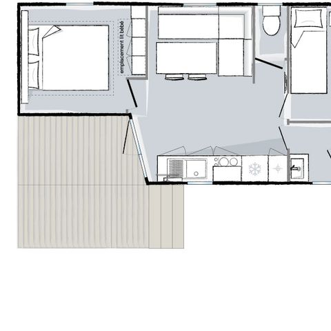 BUNGALOW 4 personnes - CELTIK