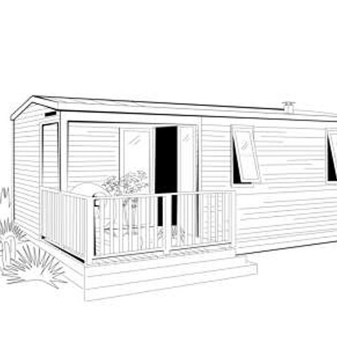 BUNGALOW 4 personnes - JUNGLE 2 chambres