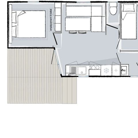 BUNGALOW 4 personnes - CELTIK