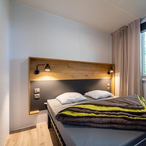 BUNGALOW 4 personnes - Mobil-home Horizon 27.5m² (2 chambres) (- de 8 ans) + terrasse intégrée + TV 4 pers