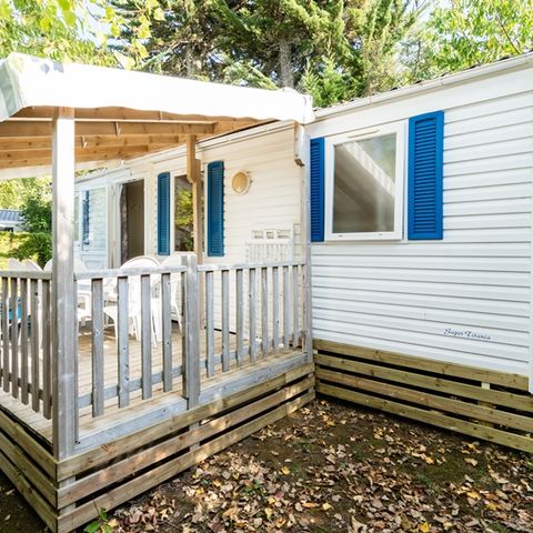 Mobilhome 5 personnes - AZUR - 2 chambres avec TV