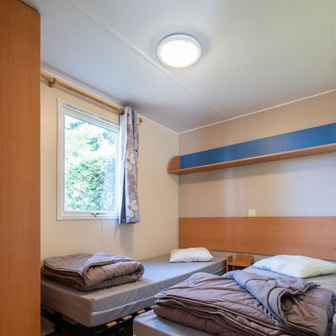 Mobilhome 5 personnes - AZUR - 2 chambres avec TV