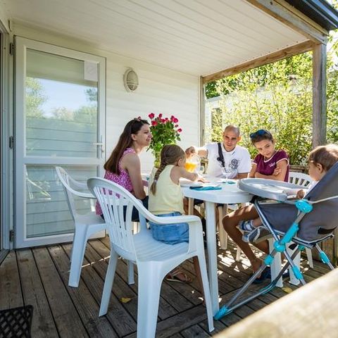 Mobilhome 4 personnes - Cottage intégré 27.5m²/ Mercredi au Mercredi