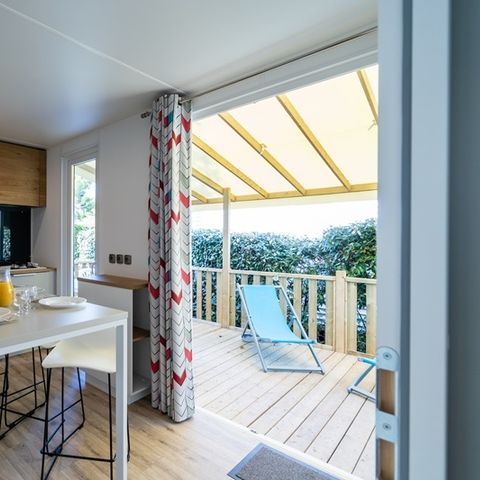 BUNGALOW 6 personnes - Grand Large 34.5m² (3 chambres D) (- de 8 ans) + TV + Terrasse
