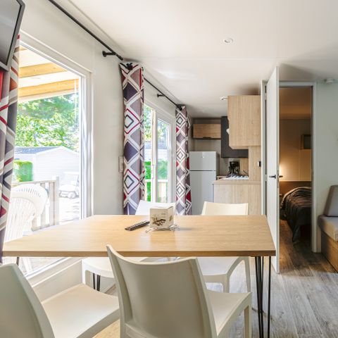 BUNGALOW 6 personnes - Mobil-home Grand Large Plus 34.5m² (3 chambres) (- de 3 ans) + TV + Terrasse + lave-vaisselle + clim 6 pers