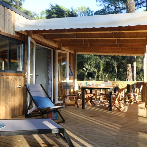 LODGE 6 personnes - Cottage Floresta "Vue forêt" 6p - 3 chambres - TV - Climatisation
