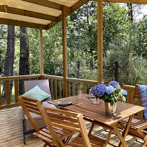 LODGE 2 personnes -  Cottage Floresta "Vue forêt" - Suite 2p - TV - Climatisation