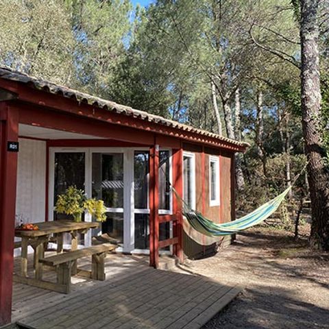 CHALET 5 personnes - Chalet Villa 4/5p "Vue forêt" - 2 chambres - TV - Climatisation
