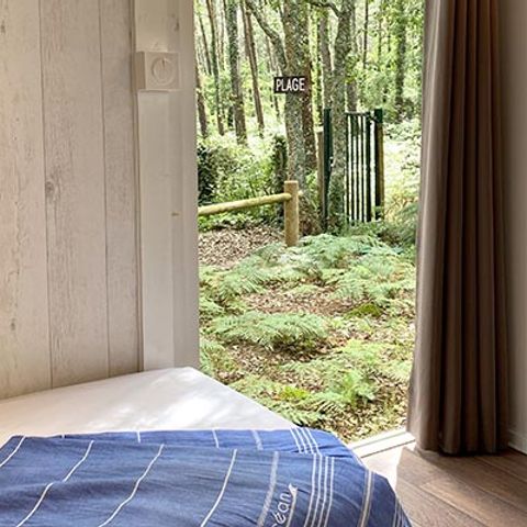 CHALET 5 personnes - Chalet Villa 4/5p "Vue forêt" - 2 chambres - TV - Climatisation