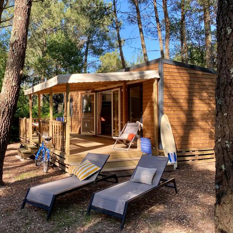 LODGE 5 personnes - Cottage Floresta "Côté forêt" 4/5p - 2 chambres - TV - Climatisation
