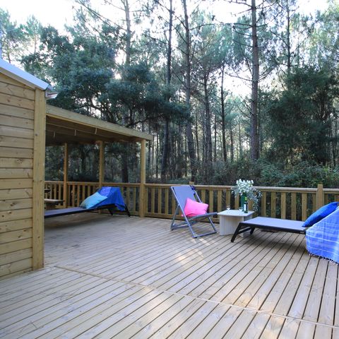 LODGE 12 personnes - Cottage Floresta "Vue forêt" 10-12p - 5 chambres - TV - Climatisation