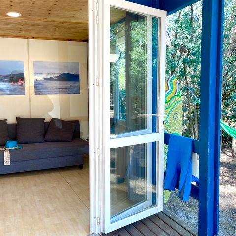 CHALET 5 personnes -  Chalet Teahupoo 4/5p - 2 Chambres - TV - Climatisation