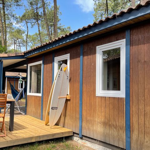 CHALET 5 personnes - Chalet Californie 4/5p - 2 Chambres - TV - Climatisation