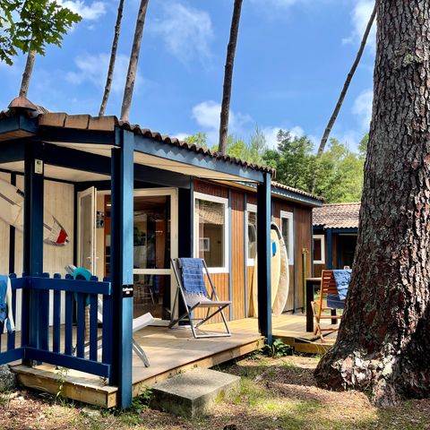 CHALET 5 personnes - Chalet Californie 4/5p - 2 Chambres - TV - Climatisation