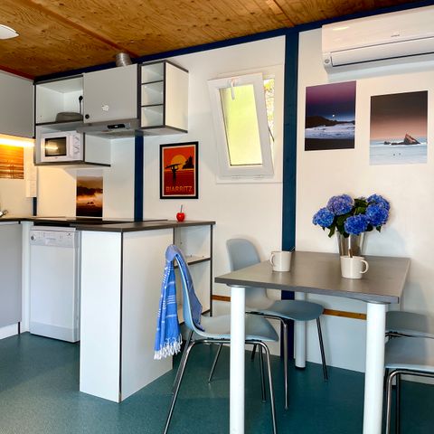 CHALET 5 personnes - Chalet Biarritz 4/5p - 2 Chambres - Climatisation