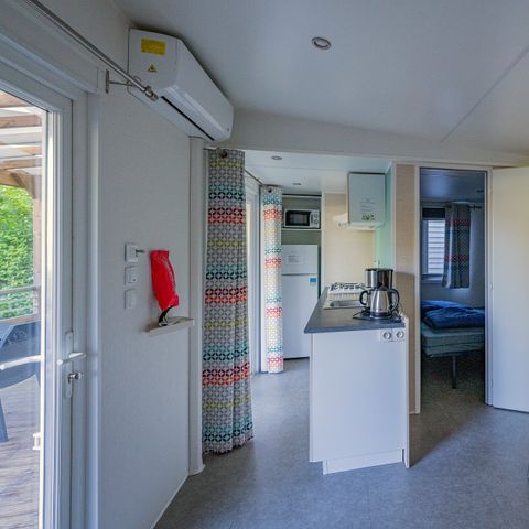Mobilhome 6 personnes - Comfort | 2 Ch. | 4/6 Pers. | Terrasse surélevée | Clim