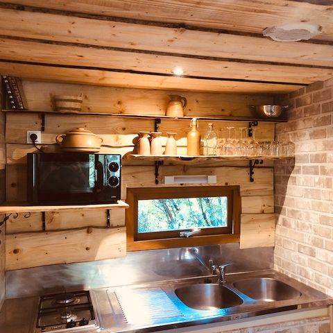 BUNGALOW 4 personnes - Cottage OGHAM - 25m2- La cabane insolite des Scribes