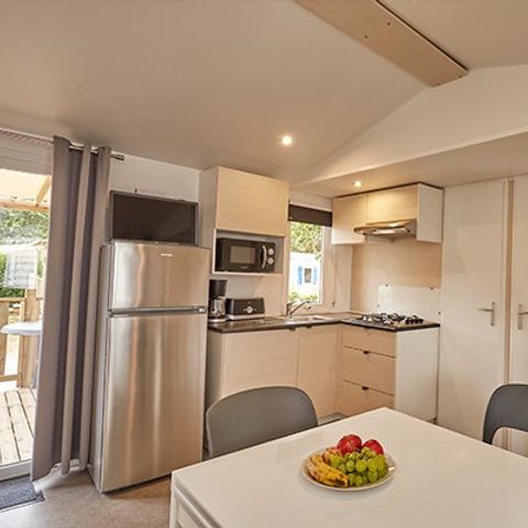 Mobilhome 6 personnes - Mobil-home | Comfort | 3 Ch. | 6 Pers. | Terrasse surélevée | Clim. | TV
