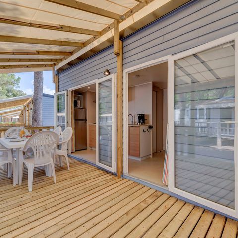 BUNGALOW 6 personnes - Comfort | 3 Ch. | 6 Pers. | Terrasse surélevée | Clim.