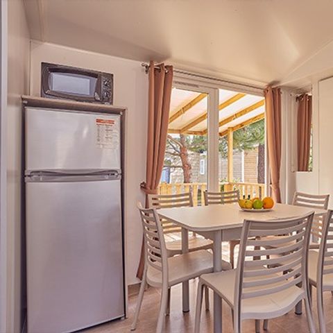 BUNGALOW 6 personnes -  Comfort | 3 Ch. | 6 Pers. | Terrasse surélevée | 1 SDB | Clim. | TV