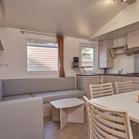BUNGALOW 6 personnes -  Comfort | 3 Ch. | 6 Pers. | Terrasse surélevée | 1 SDB | Clim. | TV