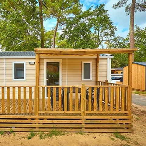 BUNGALOW 4 personnes - Comfort XL | 2 Ch. | 4 Pers. | Terrasse surélevée | Clim. | TV